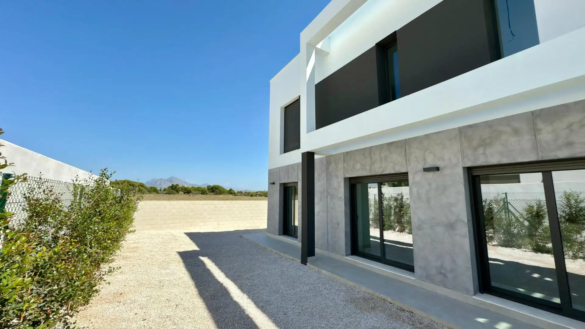 Vista exterior de Casa o chalet en venta en Mutxamel con Aire acondicionado, Jardín privado y Trastero