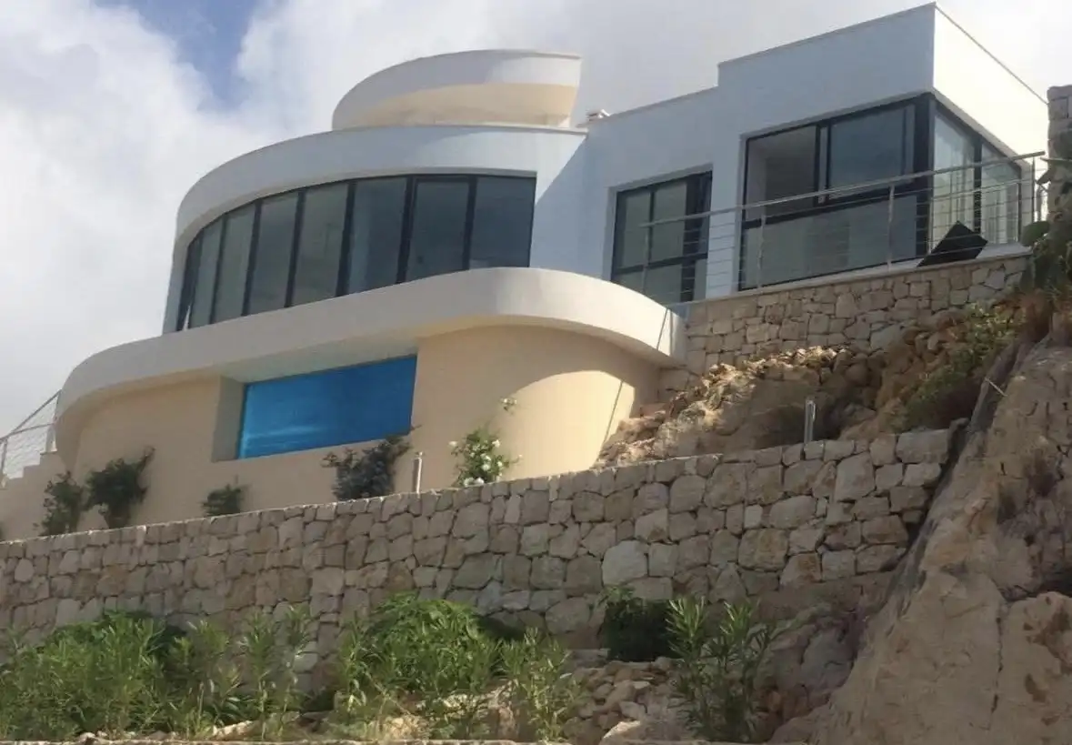 Vista exterior de Casa o chalet en venta en Jávea / Xàbia con Jacuzzi