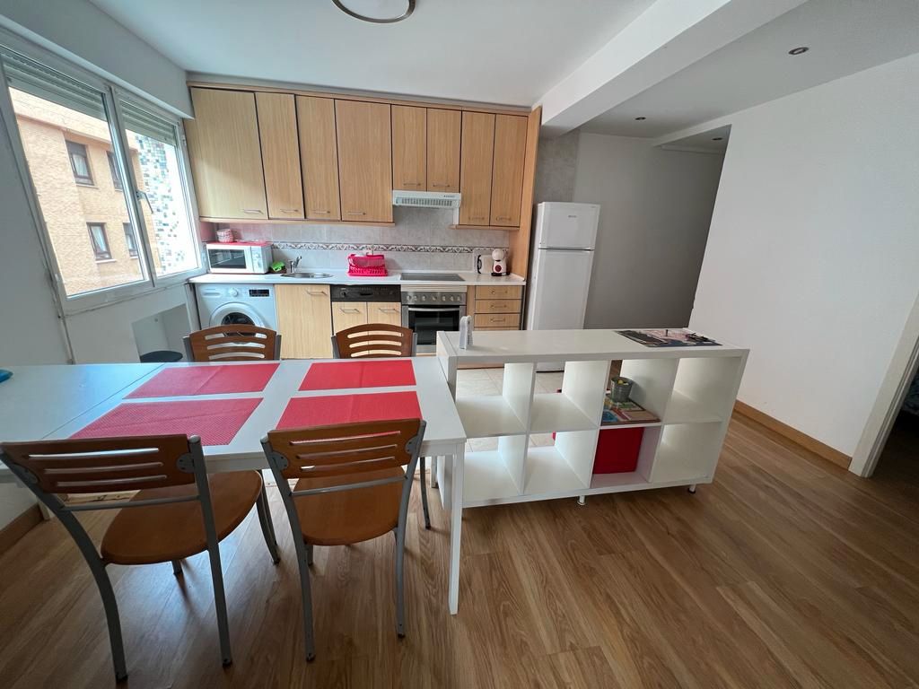 Kitchen of Flat to rent in Gijón   with Furnished