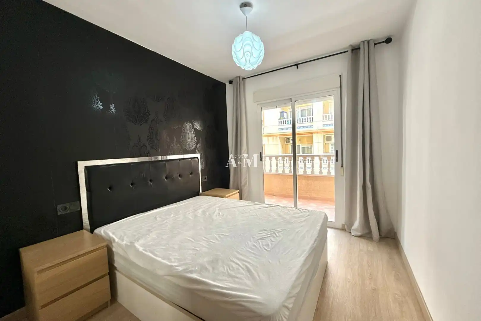 Bedroom of Apartments for rent in Torrevieja  with Air Conditioner, Heating and Parquet flooring