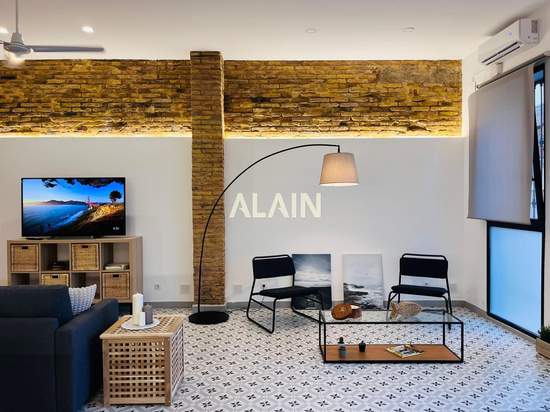 Sala d'estar de Apartament en venda en  Valencia Capital amb Aire condicionat i Calefacció