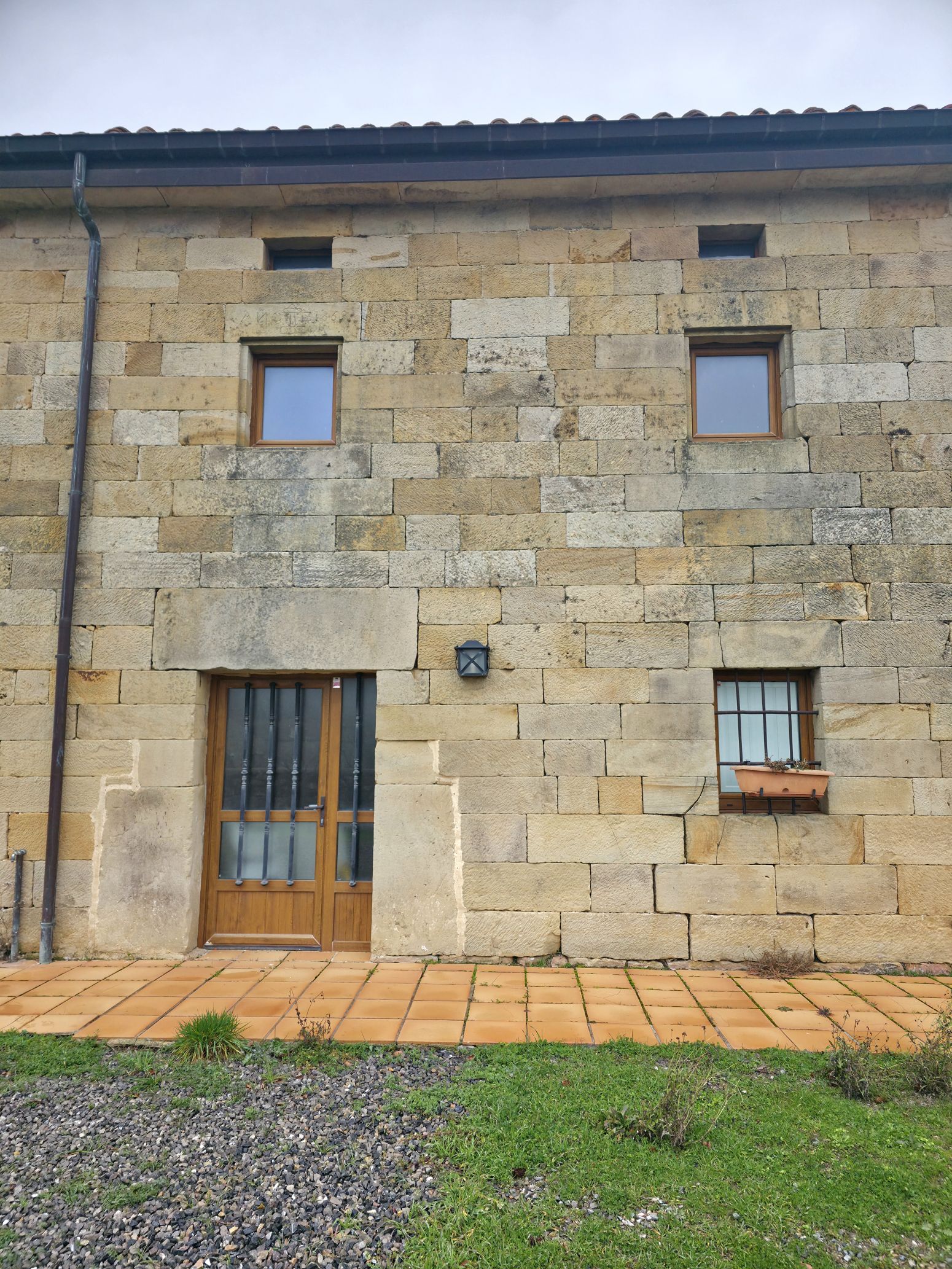 Exterior view of House or chalet for sale in Aguilar de Campoo  with Heating, Private garden and Furnished