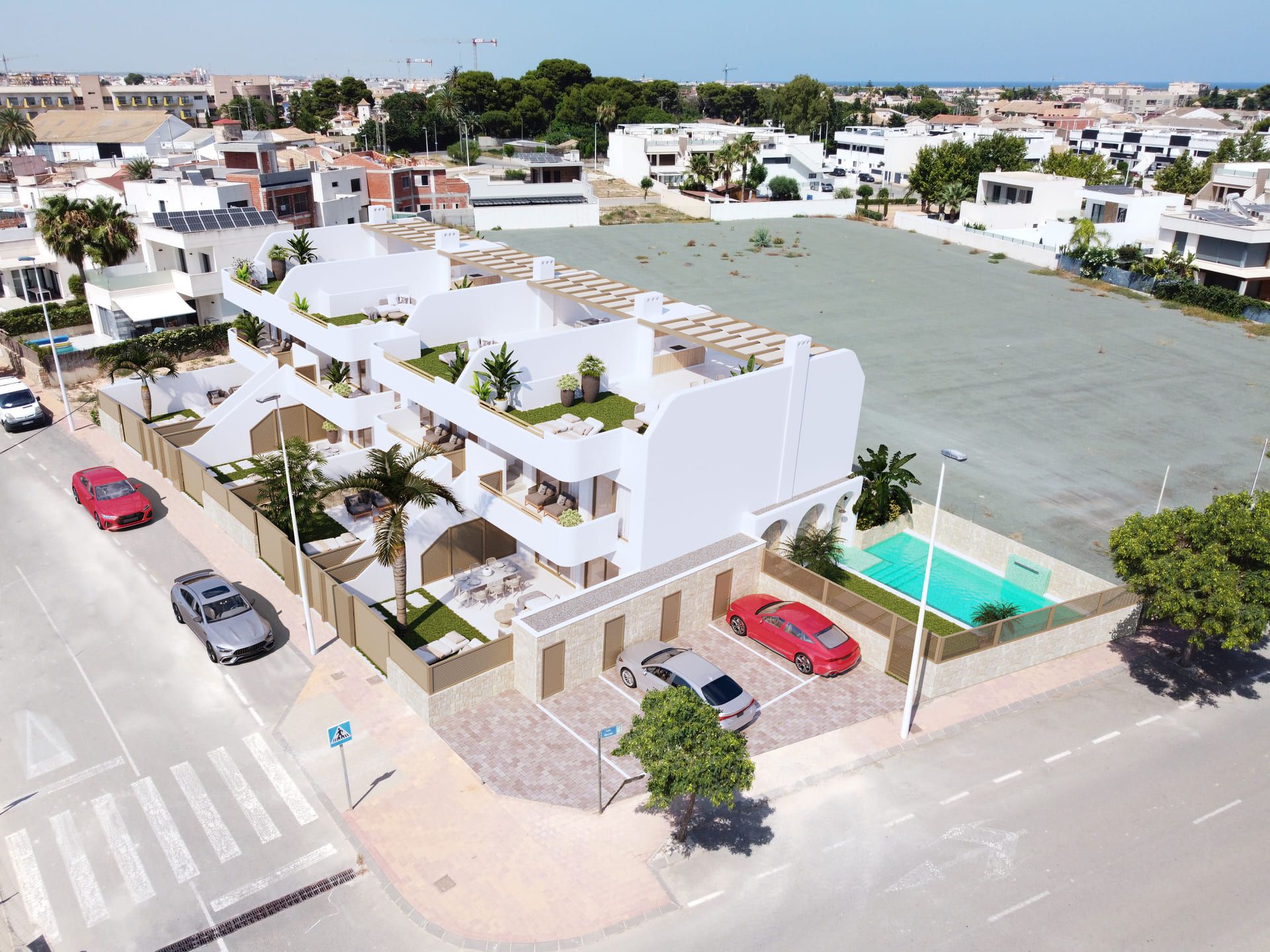 Exterior view of Planta baja for sale in San Pedro del Pinatar  with Terrace and Swimming Pool