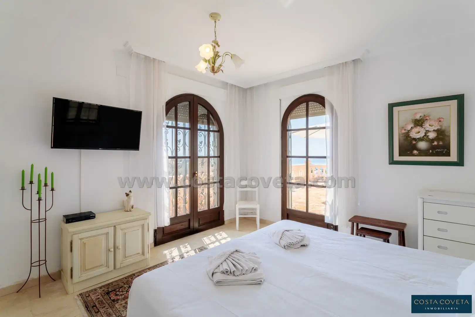 Bedroom of Houses for sale in El Campello  with Air Conditioner, Private garden and Terrace