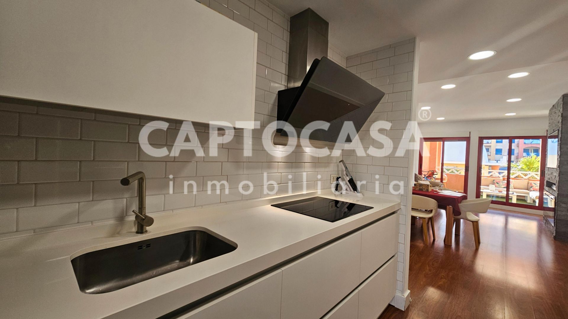 Kitchen of Flat for sale in Cartagena  with Air Conditioner, Heating and Terrace