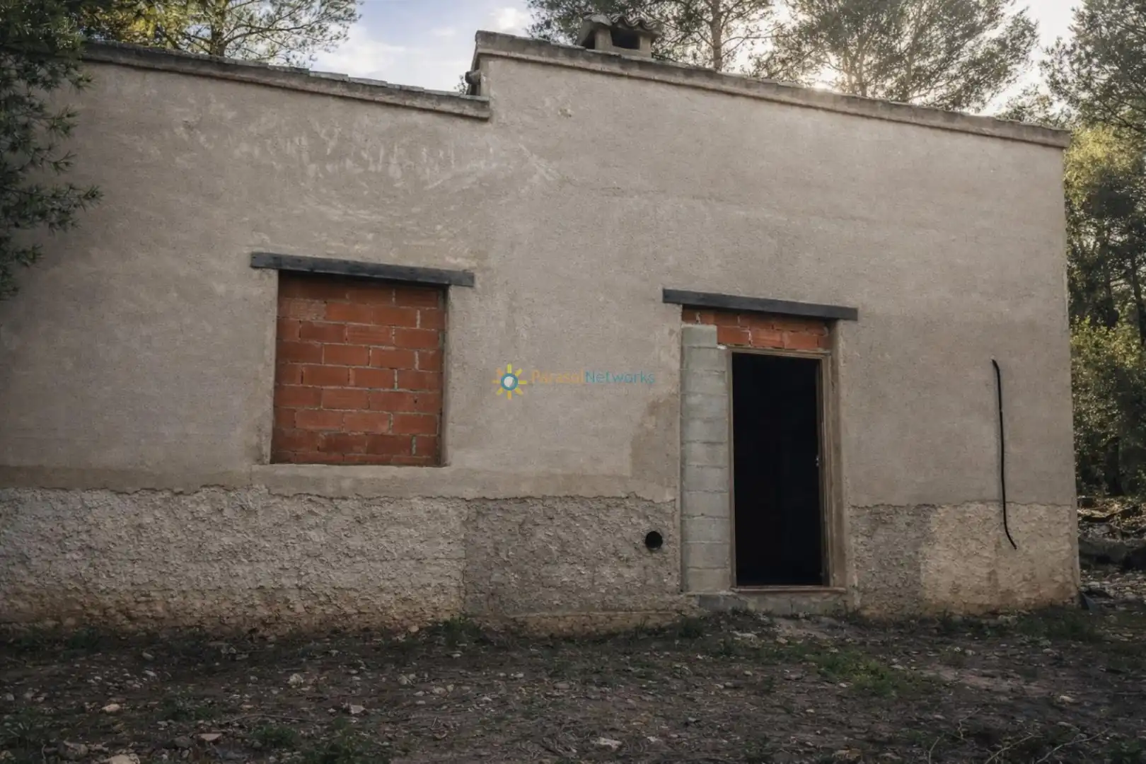 Vista exterior de Finca rústica en venda en Muro de Alcoy amb Jardí privat i Traster
