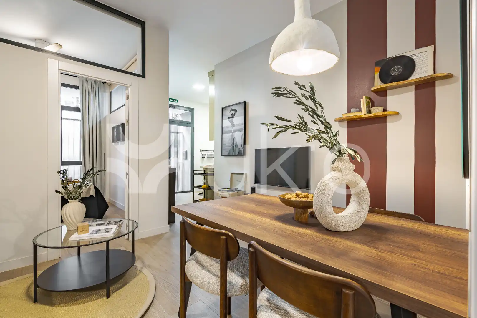 Sala d'estar de Apartament de lloguer en Madrid amb Calefacció, Moblat i Forn