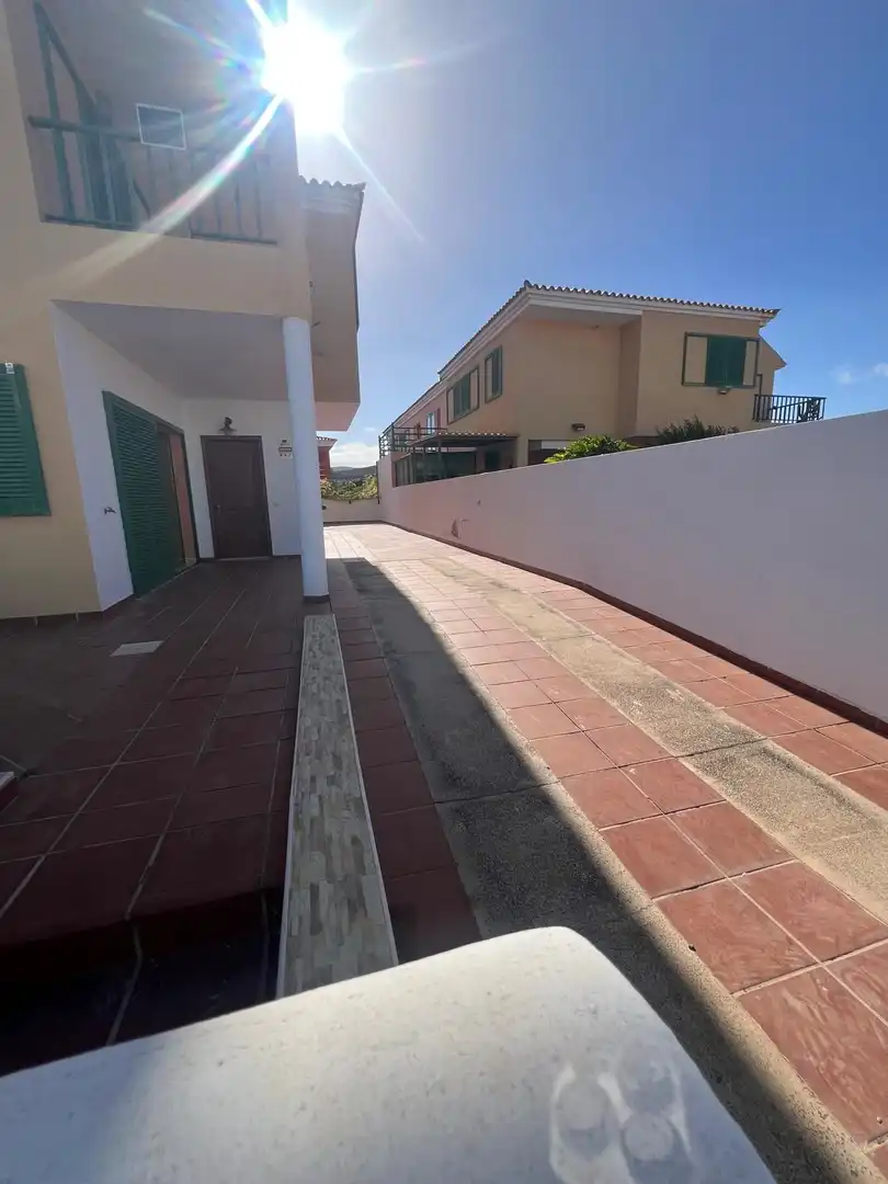 Vista exterior de Casa adosada de alquiler en Tuineje con Jardín privado, Terraza y Amueblado