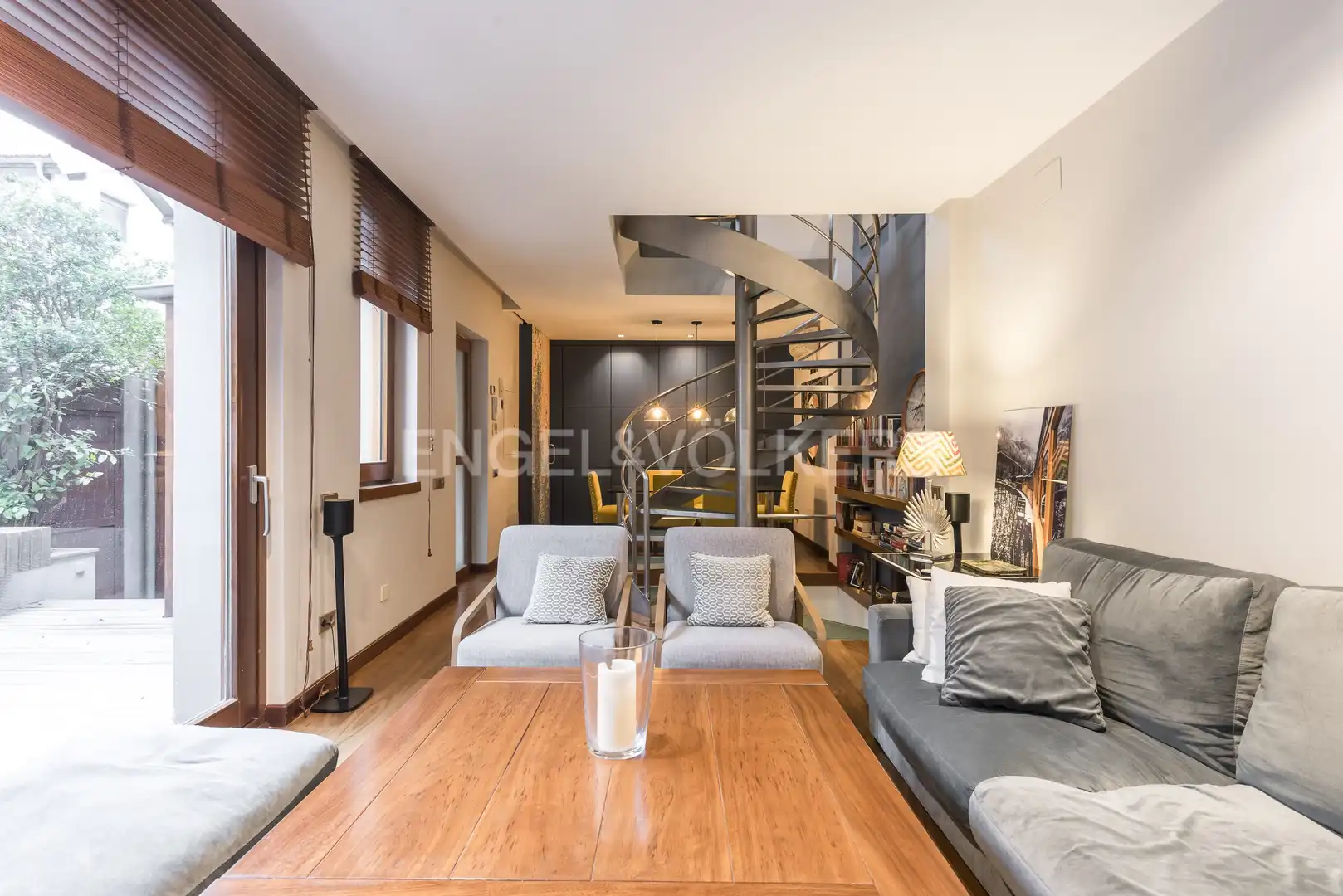 Sala d'estar de Casa o xalet de lloguer en Madrid amb Aire condicionat, Calefacció i Parquet