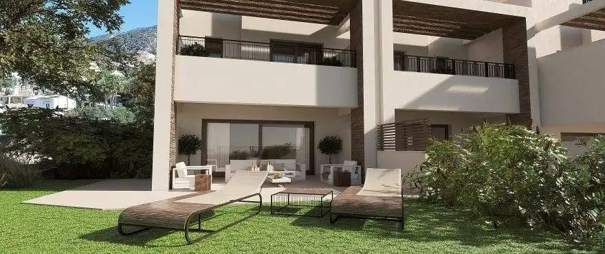 Terraza de Casa adosada en venta en Istán con Aire acondicionado, Calefacción y Jardín privado