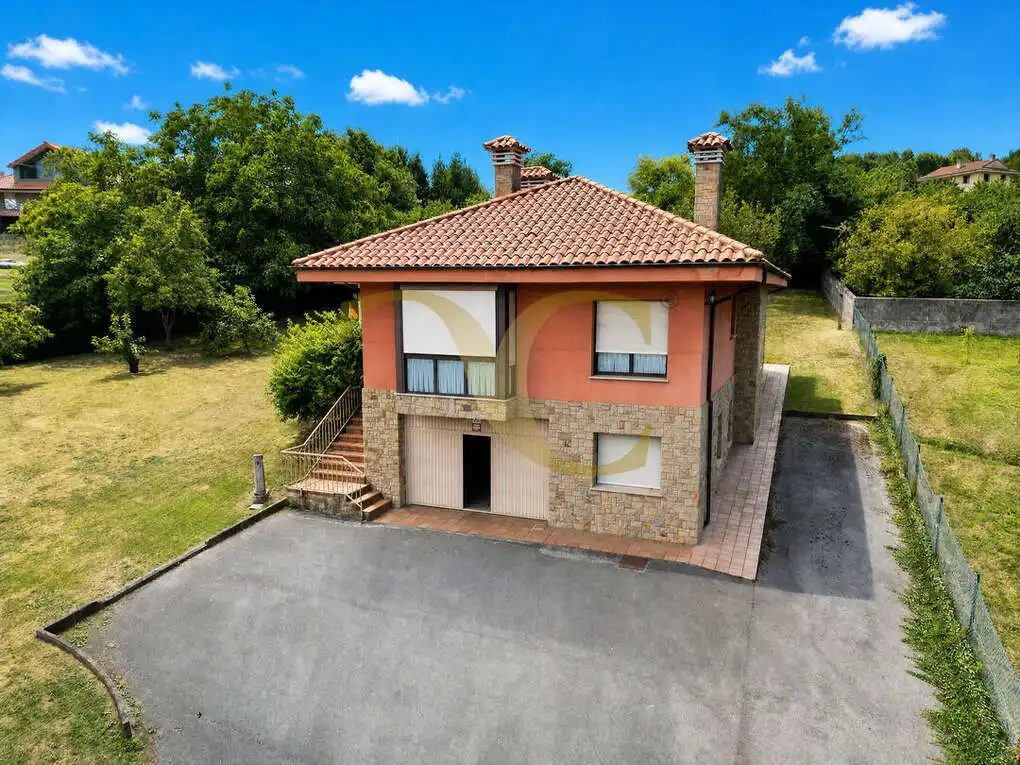 Vista exterior de Casa o chalet en venta en Gijón  con Calefacción, Jardín privado y Terraza