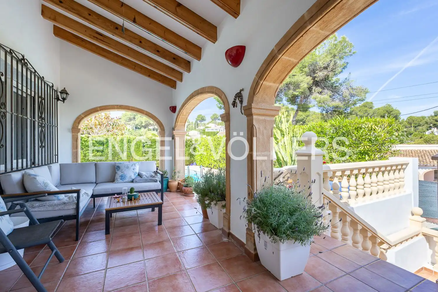 Terrassa de Finca rústica en venda en Jávea / Xàbia amb Aire condicionat, Calefacció i Jardí privat