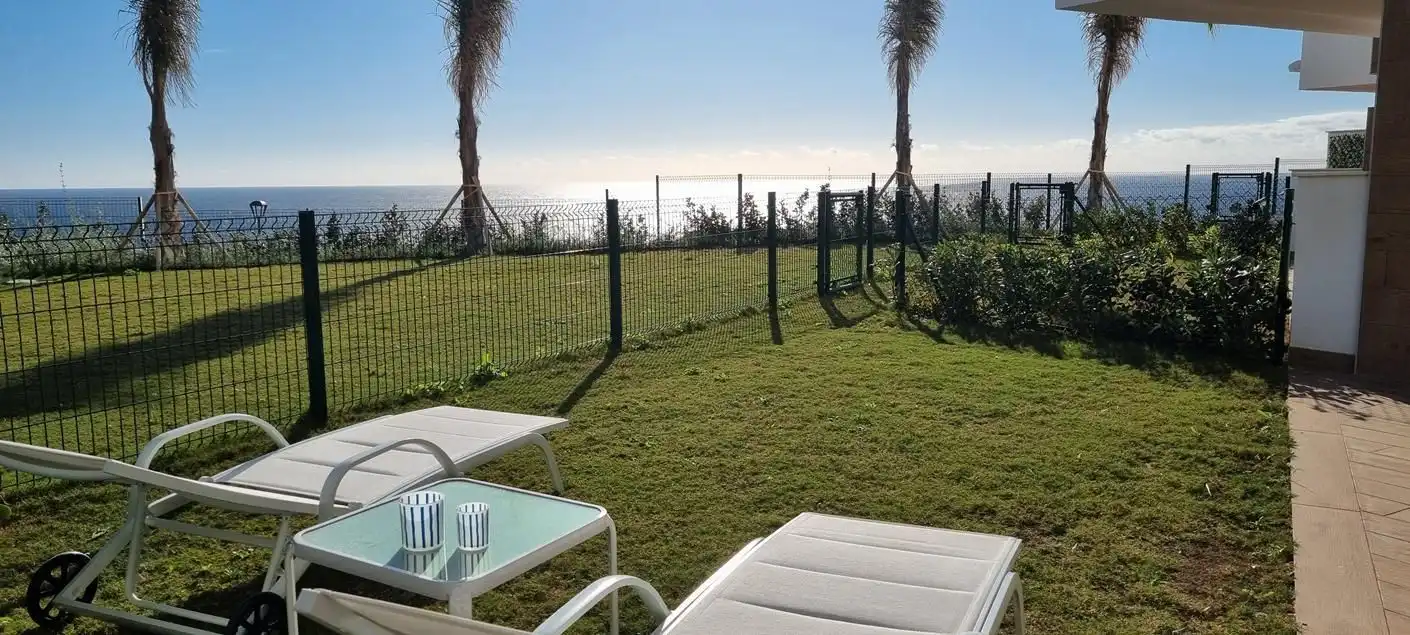 Jardí de Apartament de lloguer en Torrox amb Aire condicionat, Calefacció i Jardí privat