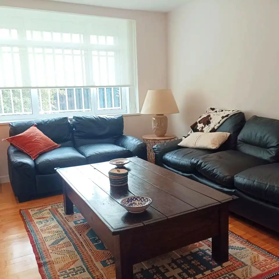 Wohnzimmer von Wohnung zur Miete in Madrid mit Klimaanlage, Heizung und Terrasse