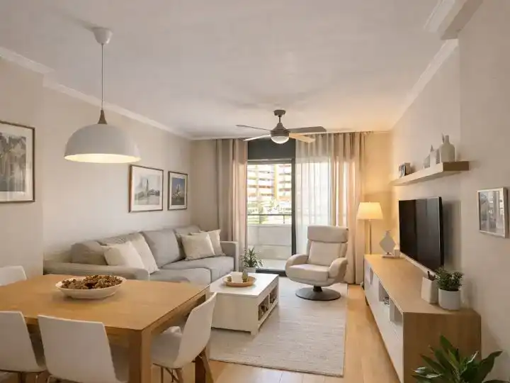 Sala d'estar de Pis en venda en  Tarragona Capital amb Aire condicionat, Piscina i Balcó
