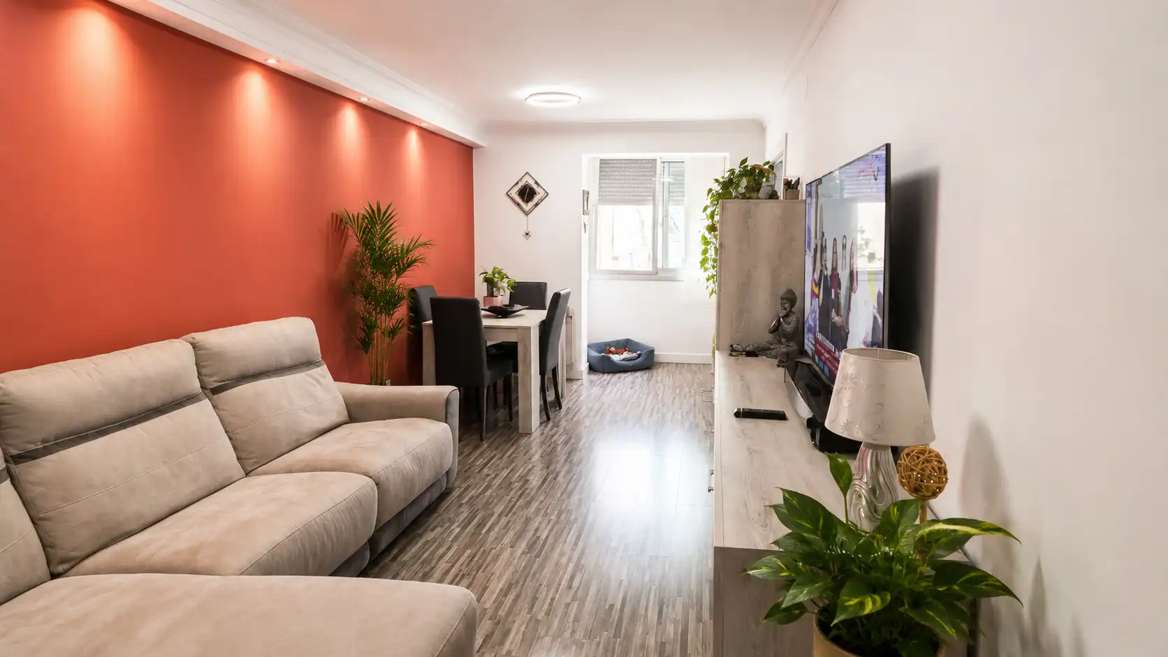 Sala d'estar de Pis en venda en Badalona amb Aire condicionat, Calefacció i Terrassa