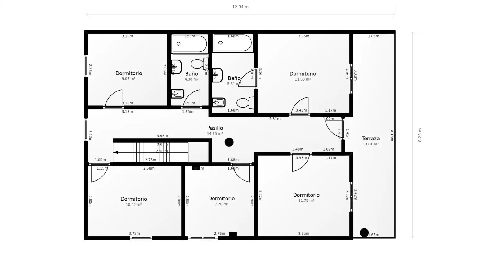 Casa adosada en venta en Chelva con Calefacción, Terraza y Trastero