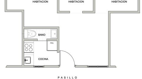 Foto 4 de Piso en venta en Calle del Amparo, 12, Embajadores - Lavapiés,  Madrid Capital