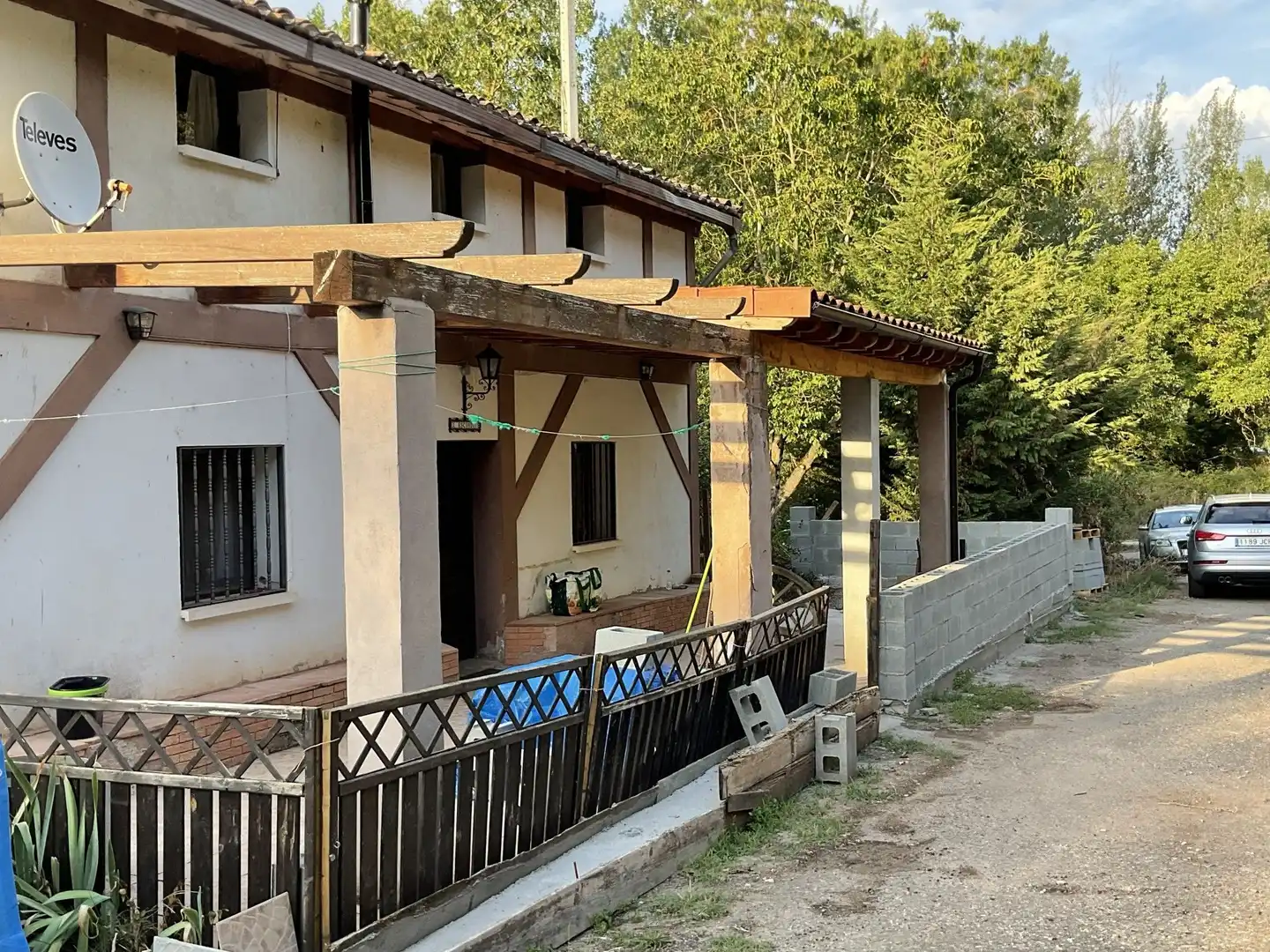 Exterior view of Country homes for sale in Bobadilla  with Parquet flooring, Terrace and Storage room