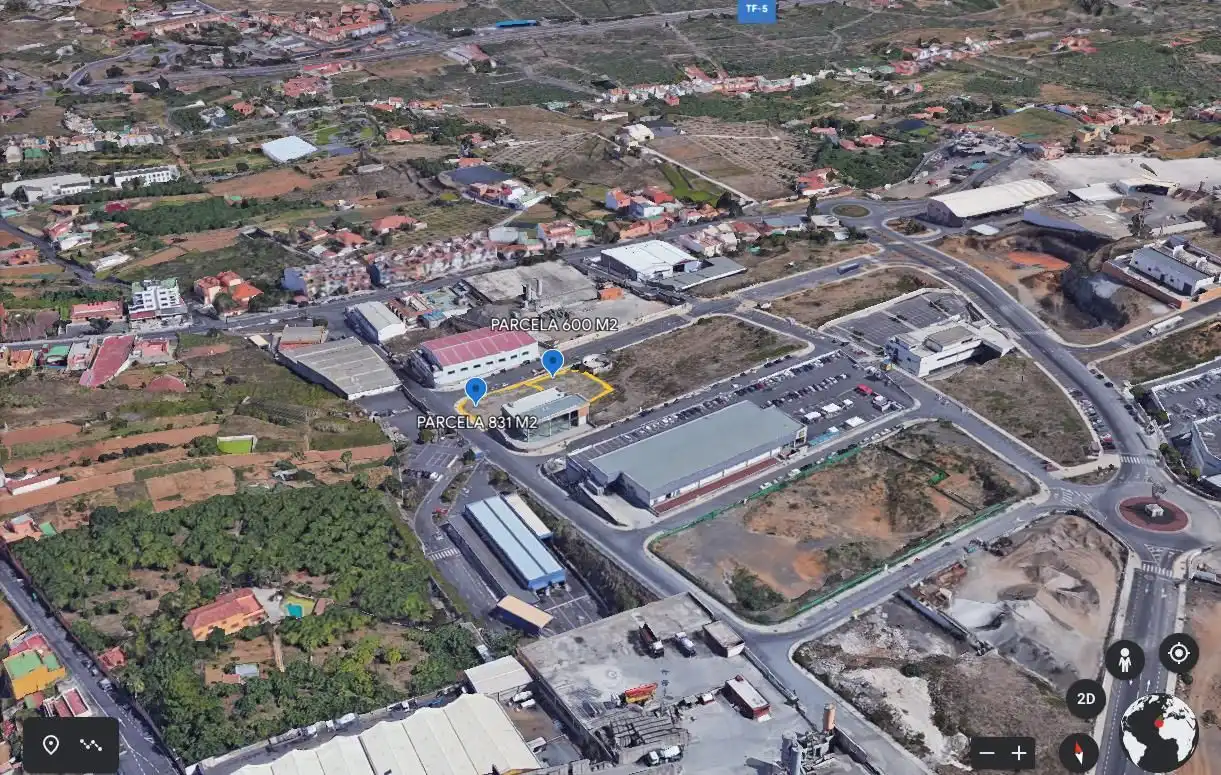 Exterior view of Industrial land for sale in Los Realejos