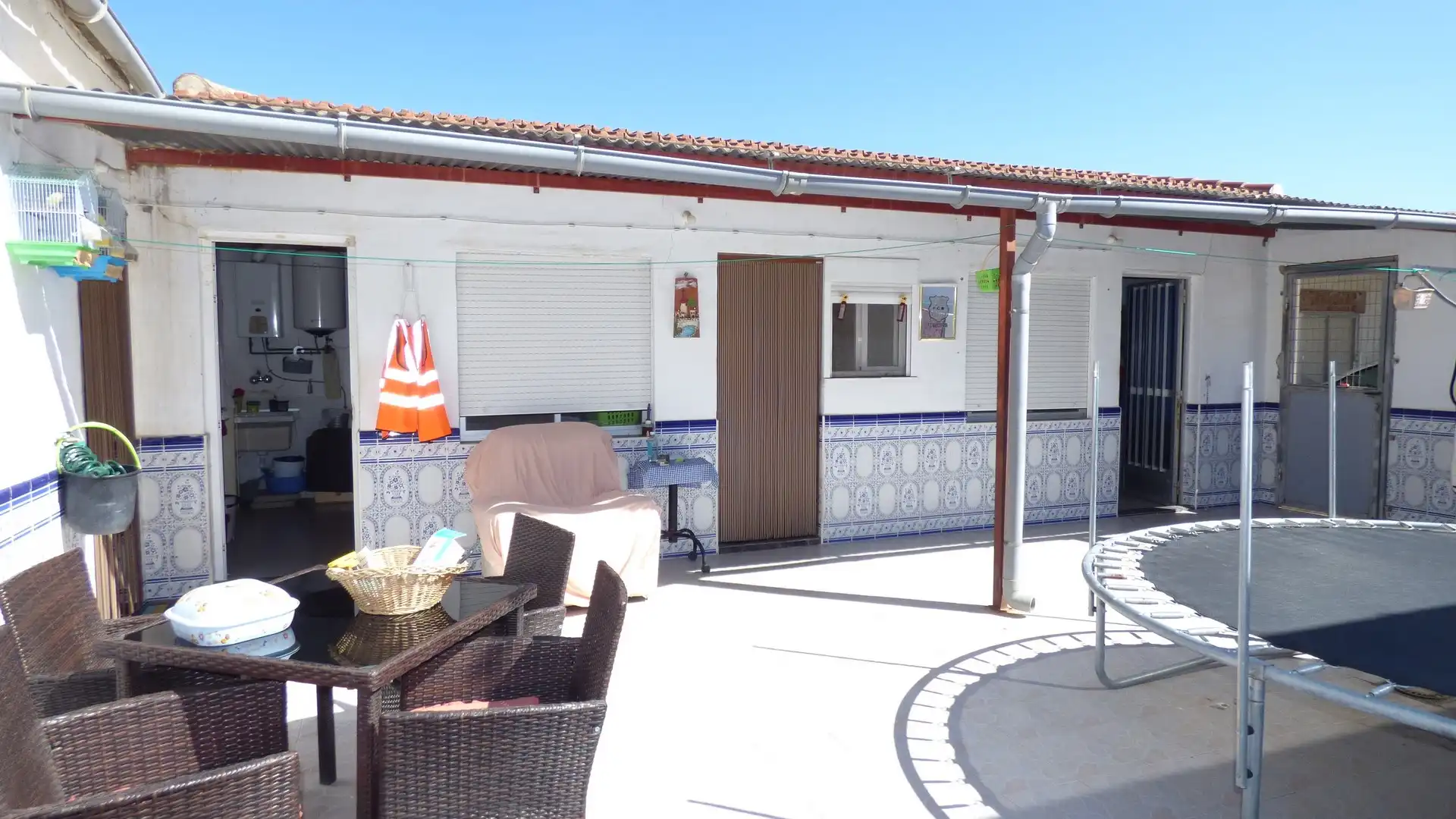 Terraza de Casa o chalet en venta en Fuente Álamo de Murcia con Aire acondicionado, Trastero y Amueblado