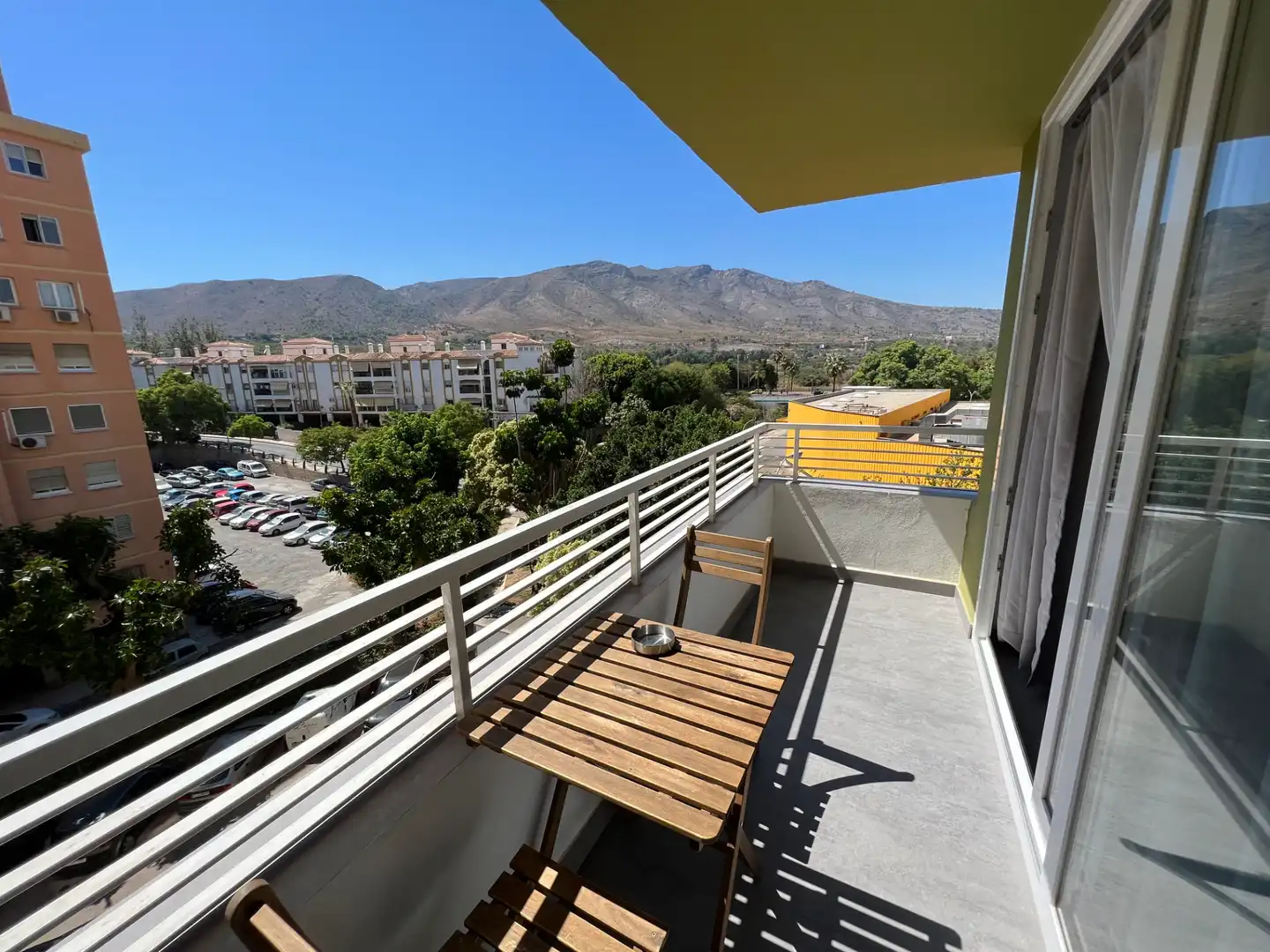 Terrasse von Wohnung zur Miete in Torremolinos mit Klimaanlage, Heizung und Möbliert