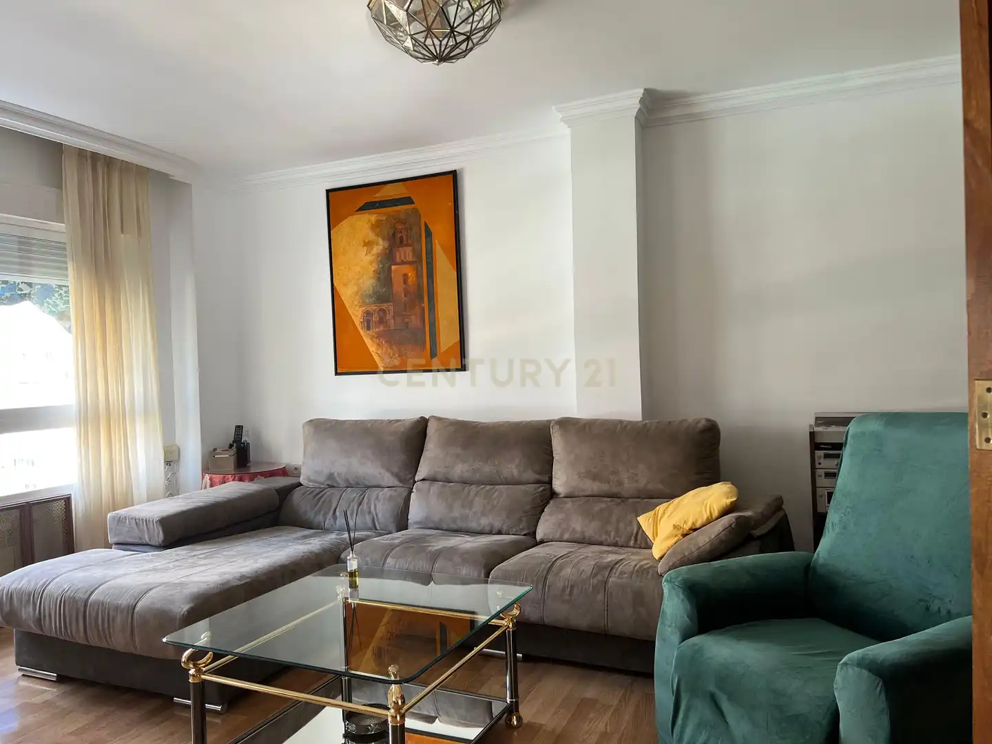 Sala d'estar de Apartament de lloguer en Granada amb Aire condicionat, Moblat i Forn