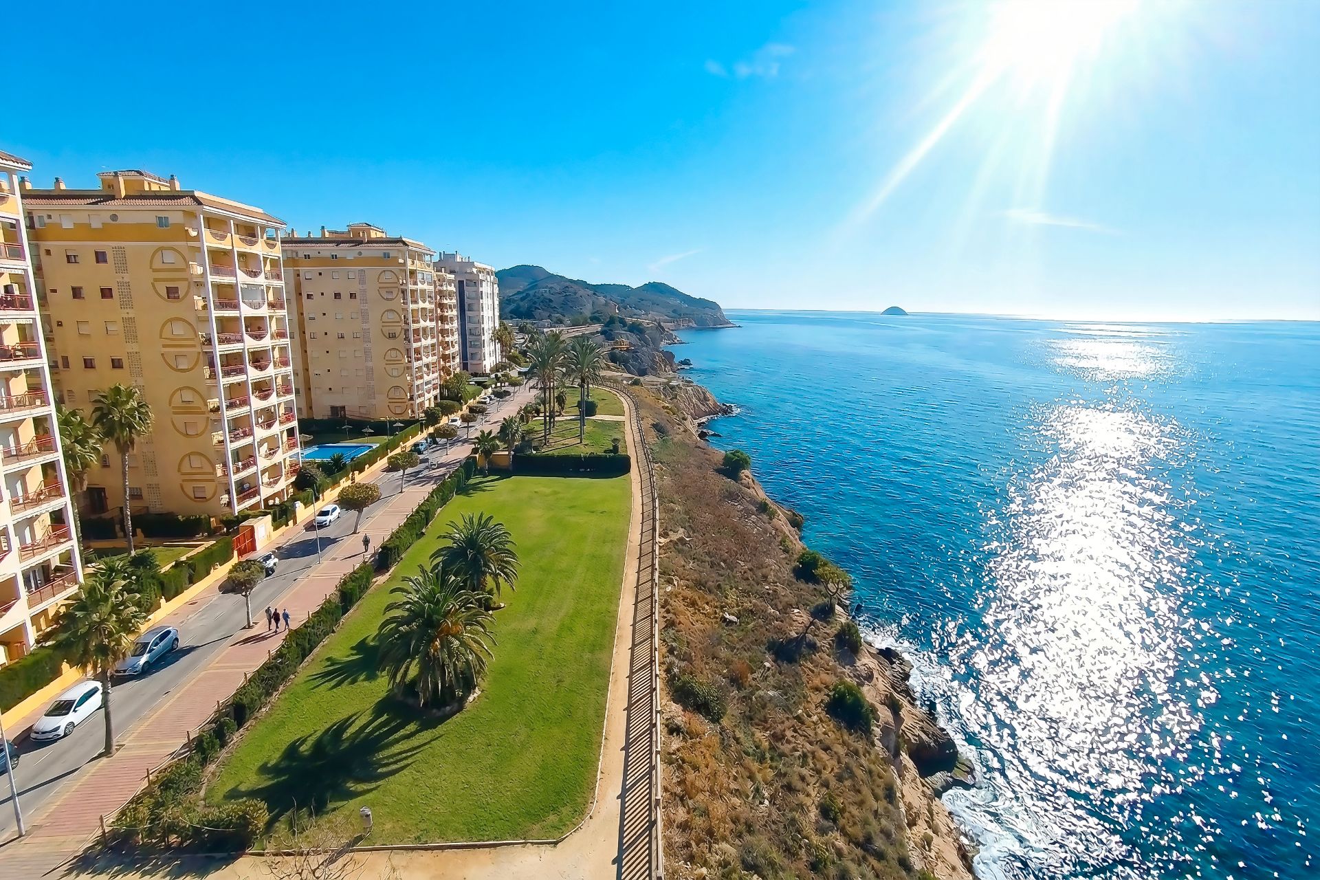 Vista exterior de Pis de lloguer en Villajoyosa / La Vila Joiosa amb Calefacció, Terrassa i Moblat