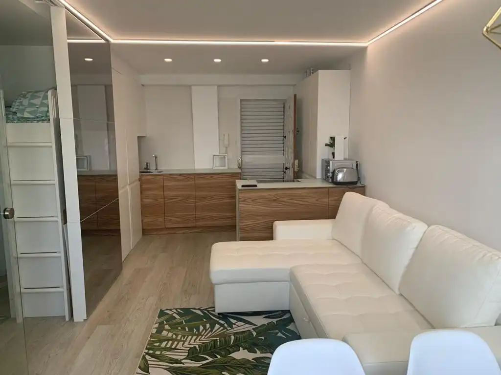 Sala de estar de Apartamento de alquiler en Cullera con Aire acondicionado, Amueblado y Lavadora