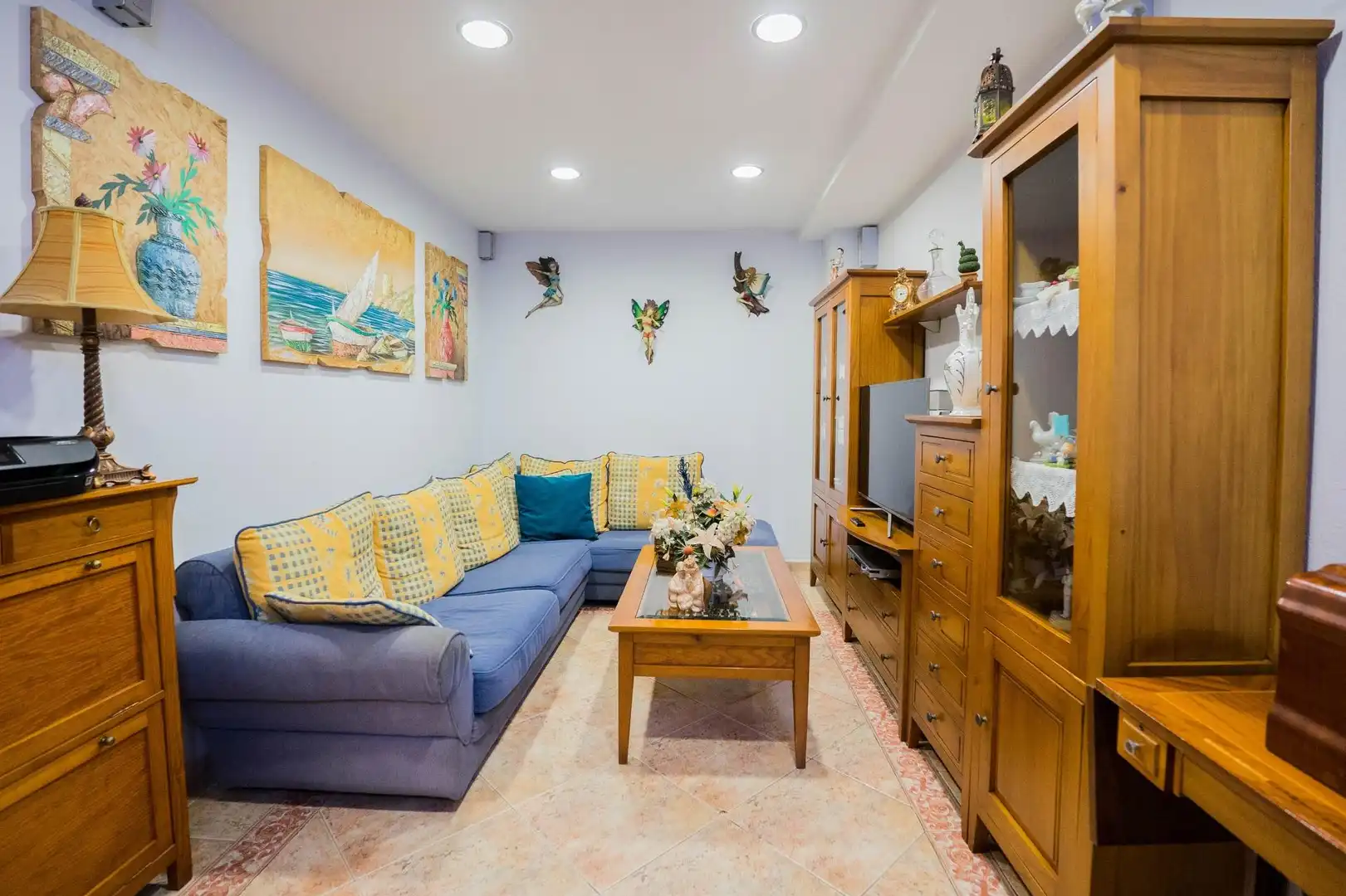 Living room of Houses for sale in Málaga  with Air Conditioner, Heating and Terrace