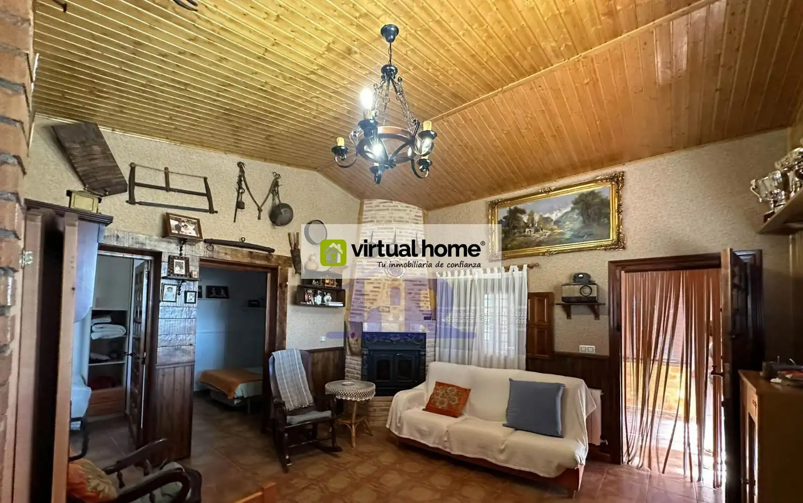 Sala de estar de Casa o chalet en venta en Cuenca con Aire acondicionado