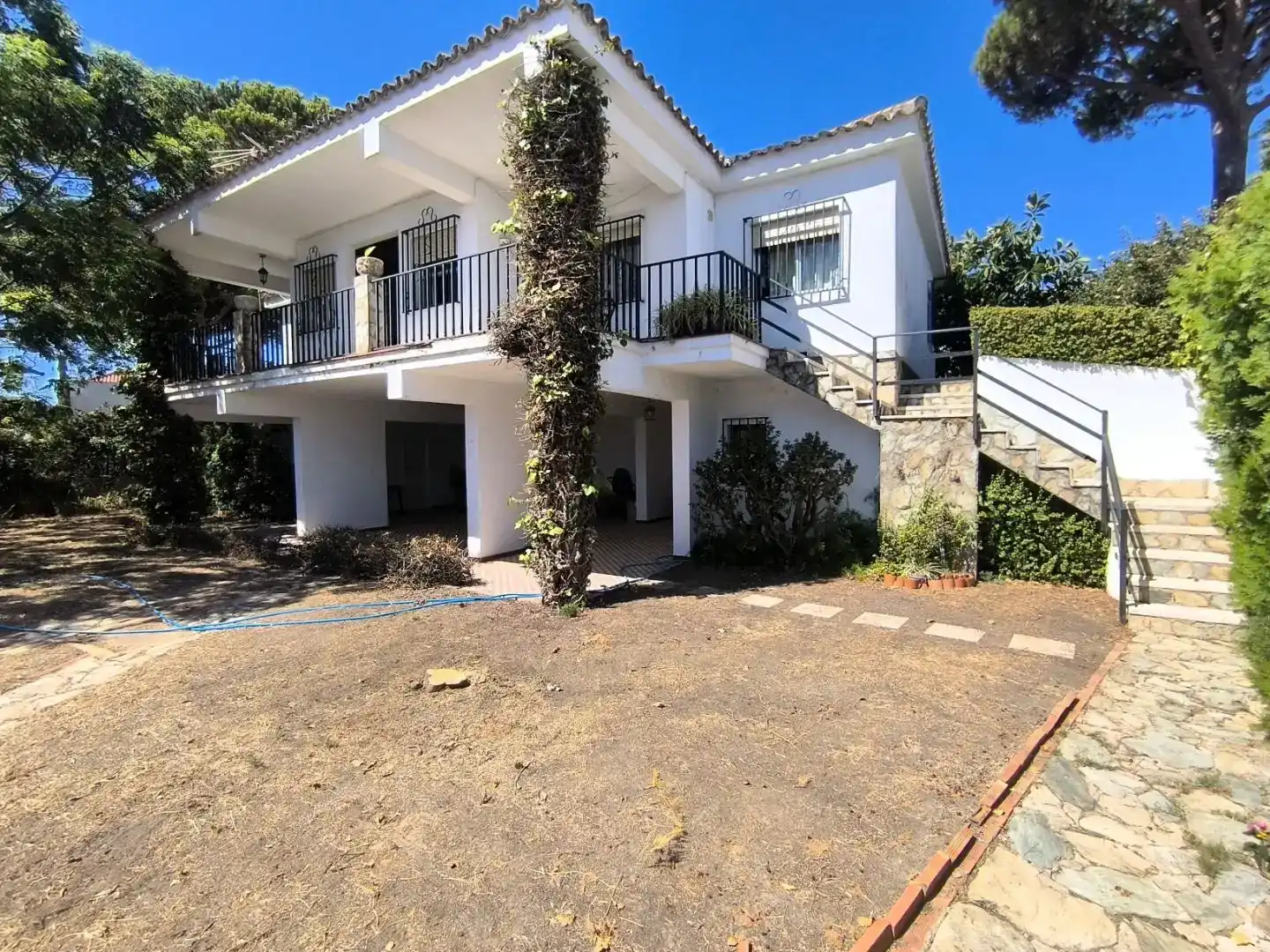 Vista exterior de Piso en venta en Almonte con Jardín privado, Trastero y Amueblado