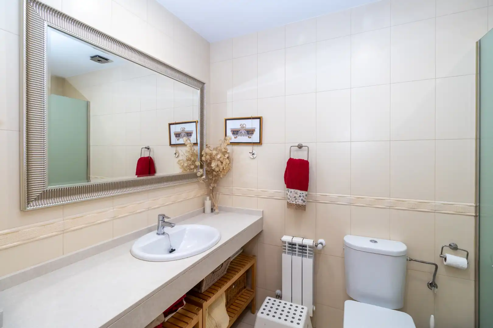Bathroom of Flat for sale in Miño  with Heating, Parquet flooring and Terrace