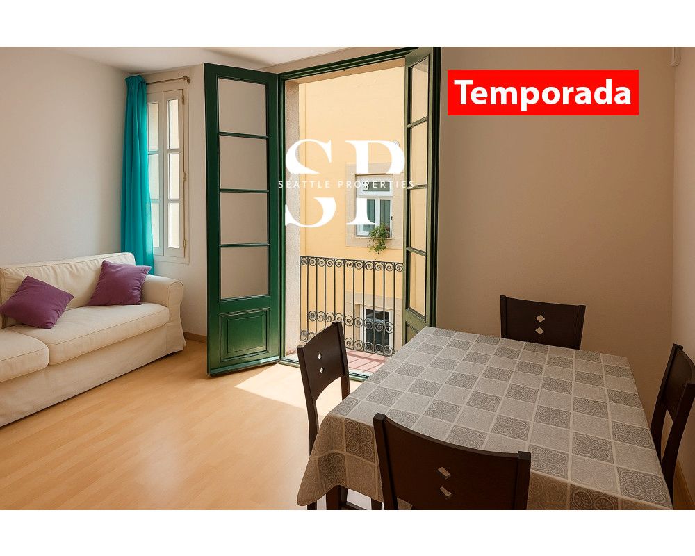 Exterior view of Flat to rent in  Barcelona Capital  with Air Conditioner, Heating and Furnished