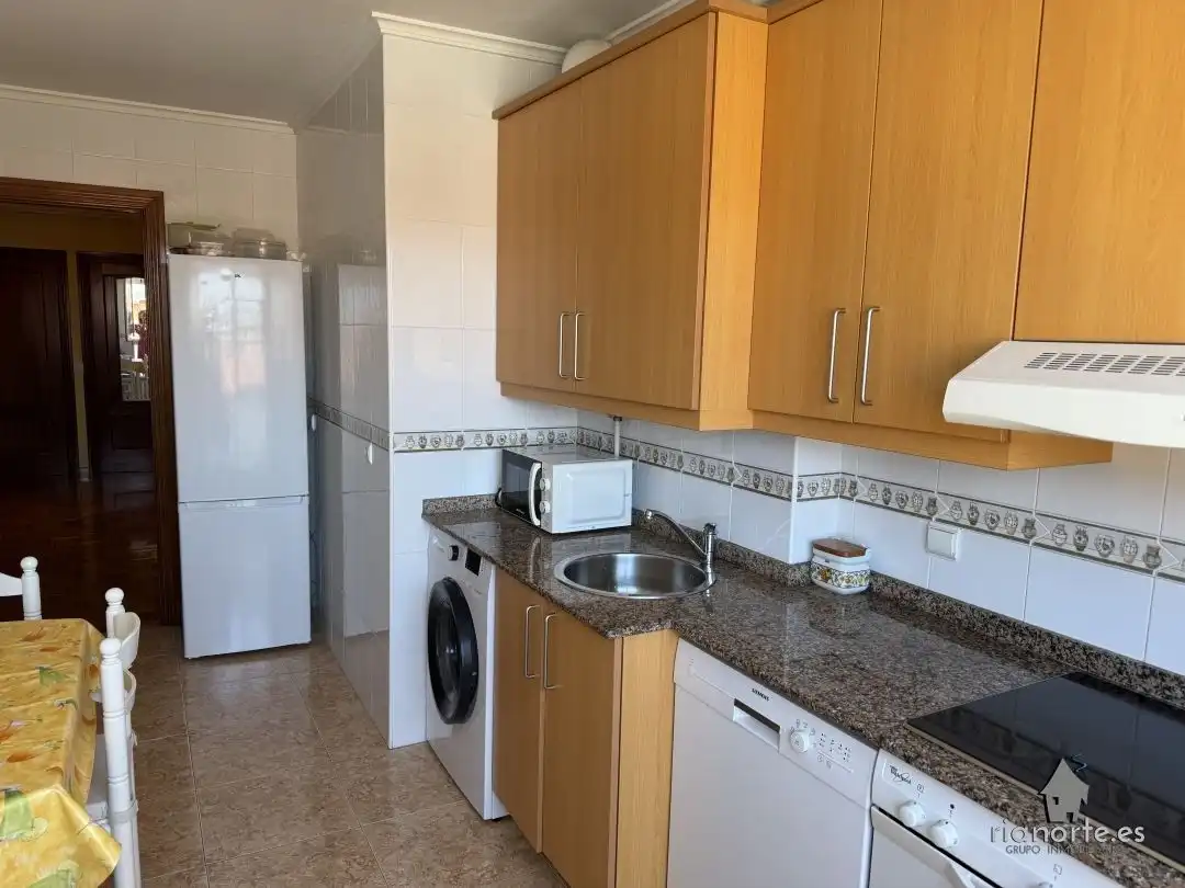 Kitchen of Flat for sale in Ribadesella  with Heating, Terrace and Furnished