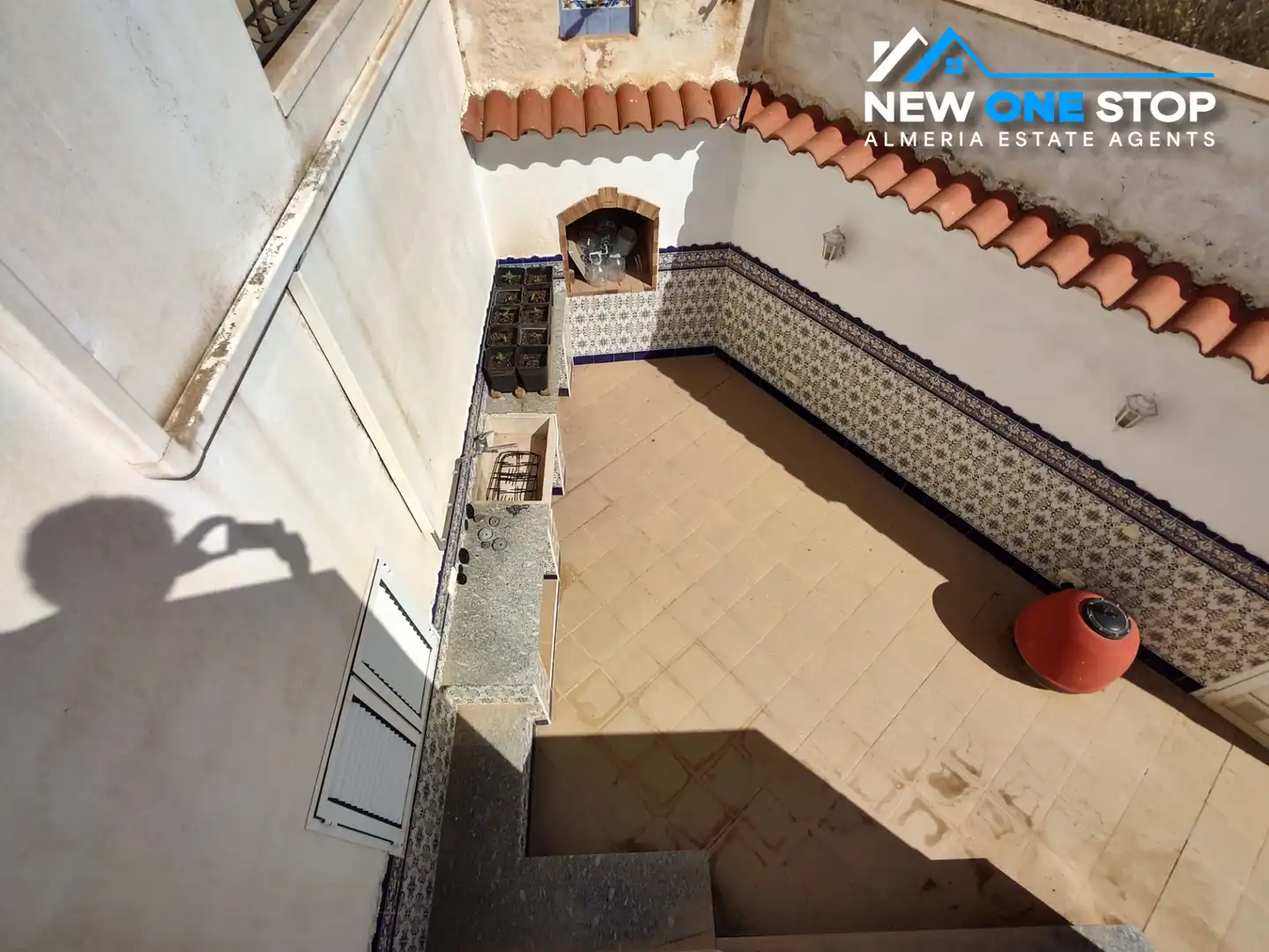 Terraza de Casa o chalet en venta en Mojácar con Aire acondicionado, Jardín privado y Terraza