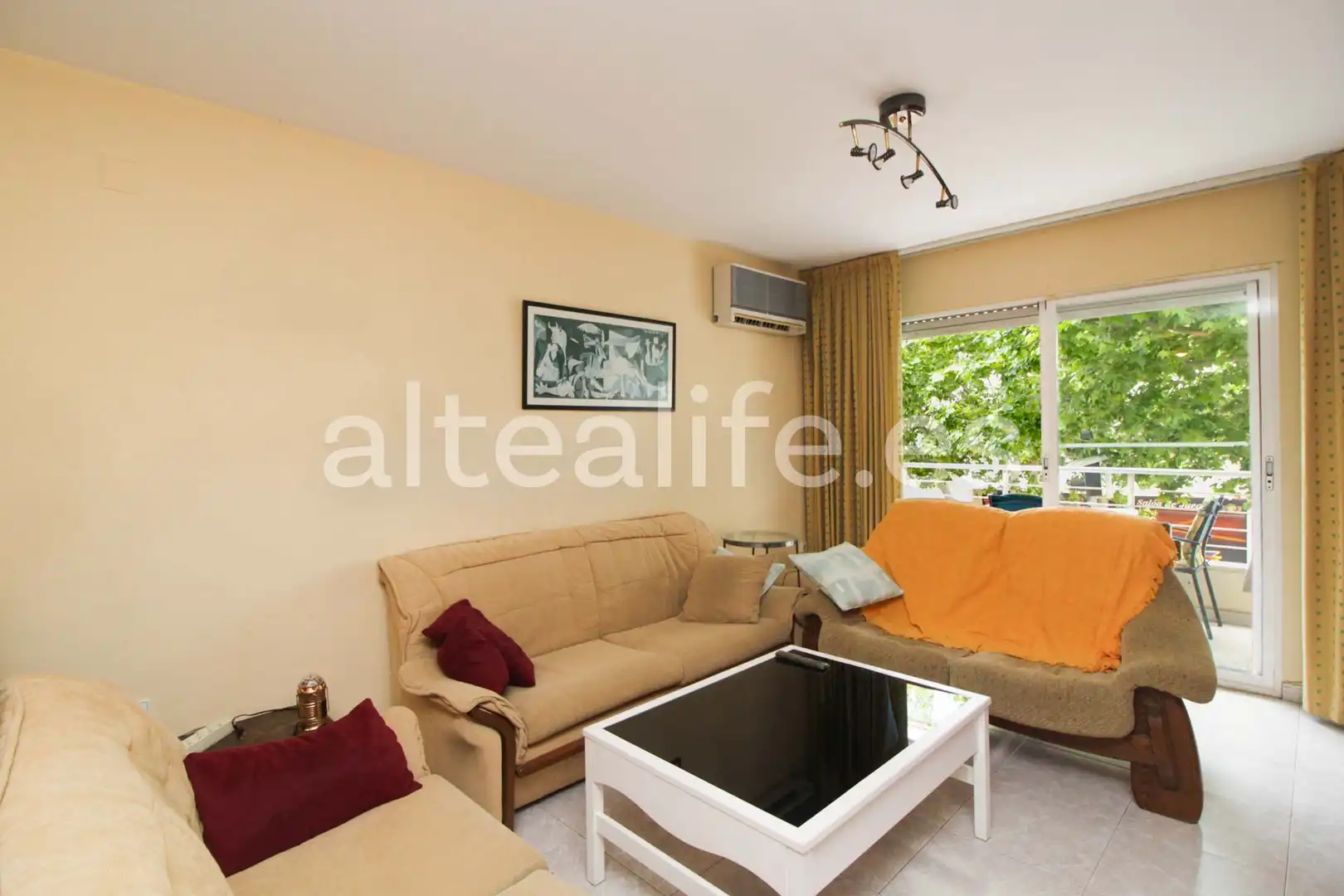 Wohnzimmer von Wohnungen zum Verkauf in Altea mit Klimaanlage und Balkon