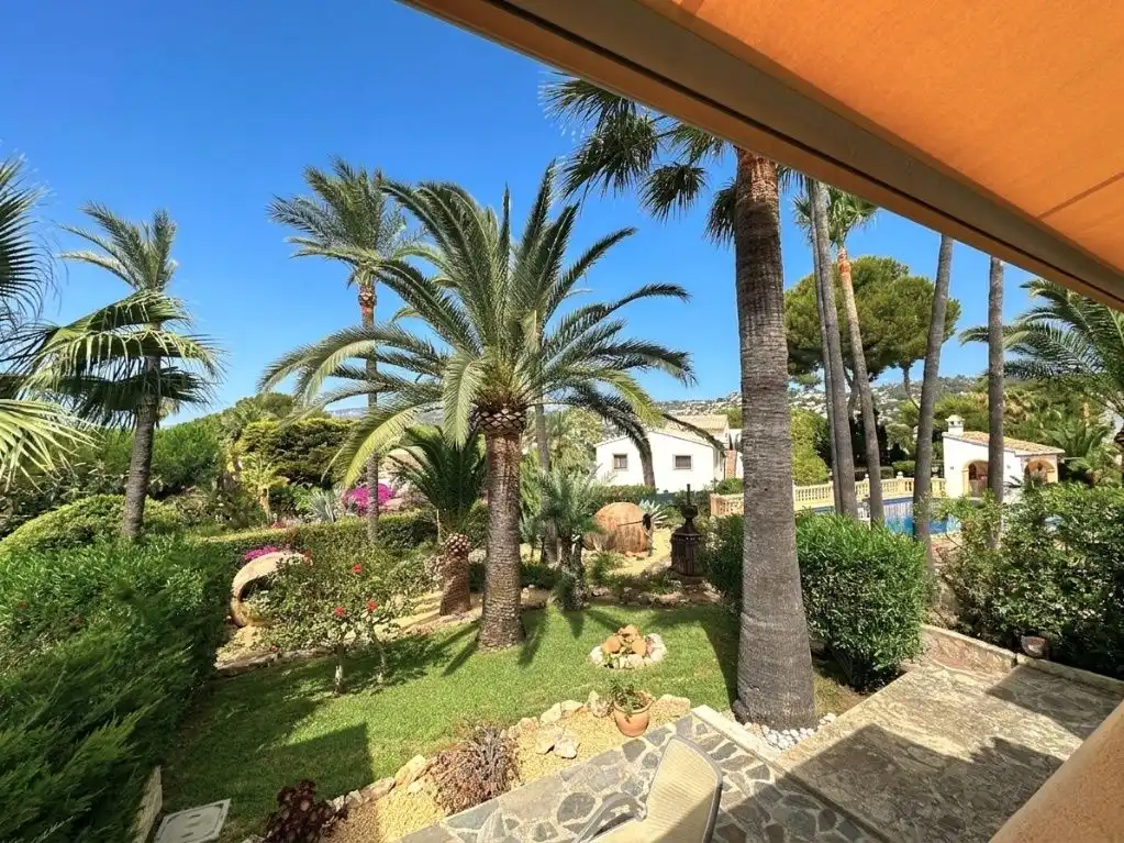 Jardín de Casa o chalet en venta en Moraira con Aire acondicionado, Calefacción y Jardín privado
