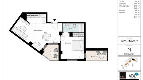 Foto 4 de Apartament en venda a Avenida Avenida Universidad, San Mamés - La Palomera, León Capital