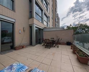 Terrace of Flat to rent in  Madrid Capital  with Air Conditioner, Heating and Private garden