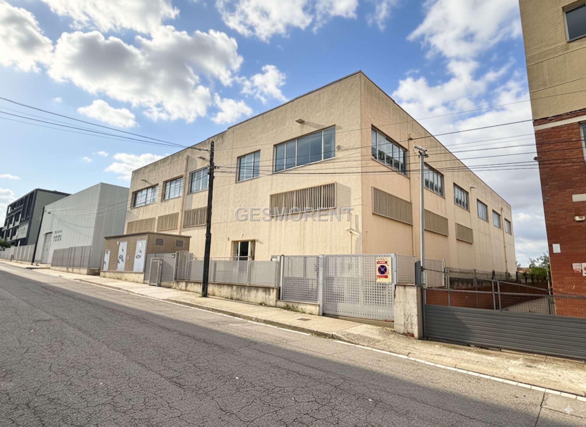 Exterior view of Industrial buildings for sale in Sant Joan Despí