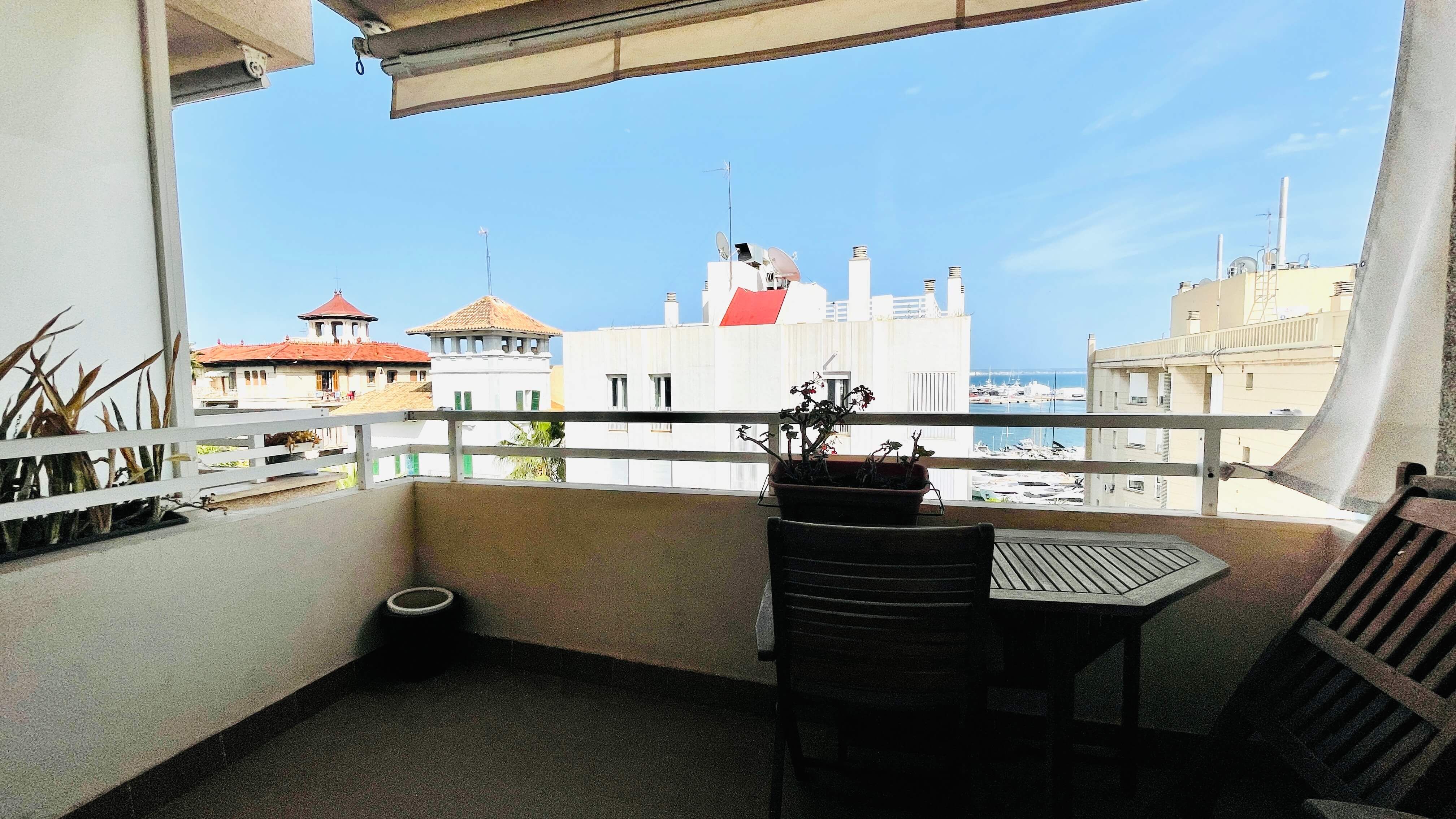 Terrassa de Apartament de lloguer en  Palma de Mallorca amb Moblat