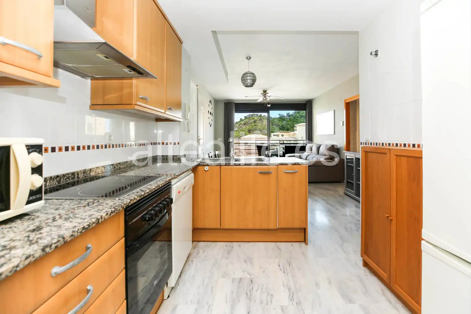 Kitchen of Apartments for sale in Villajoyosa / La Vila Joiosa  with Air Conditioner, Heating and Terrace