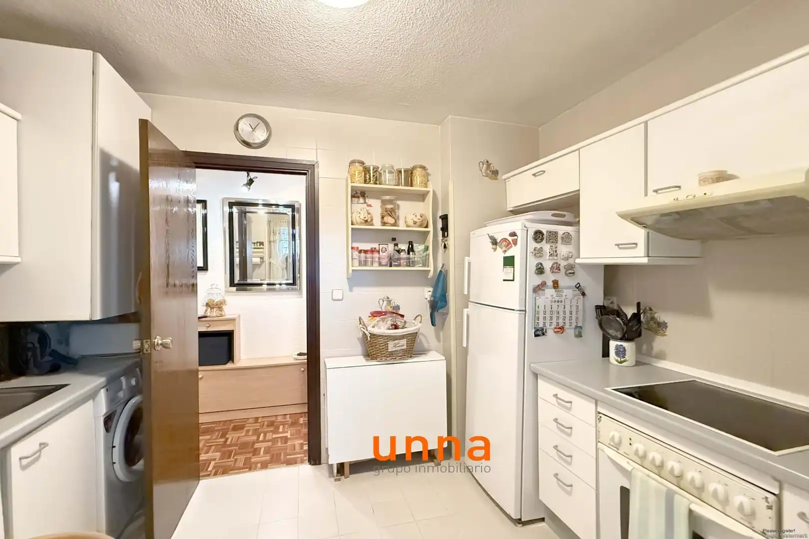 Kitchen of Flat for sale in Móstoles  with Air Conditioner, Parquet flooring and Terrace