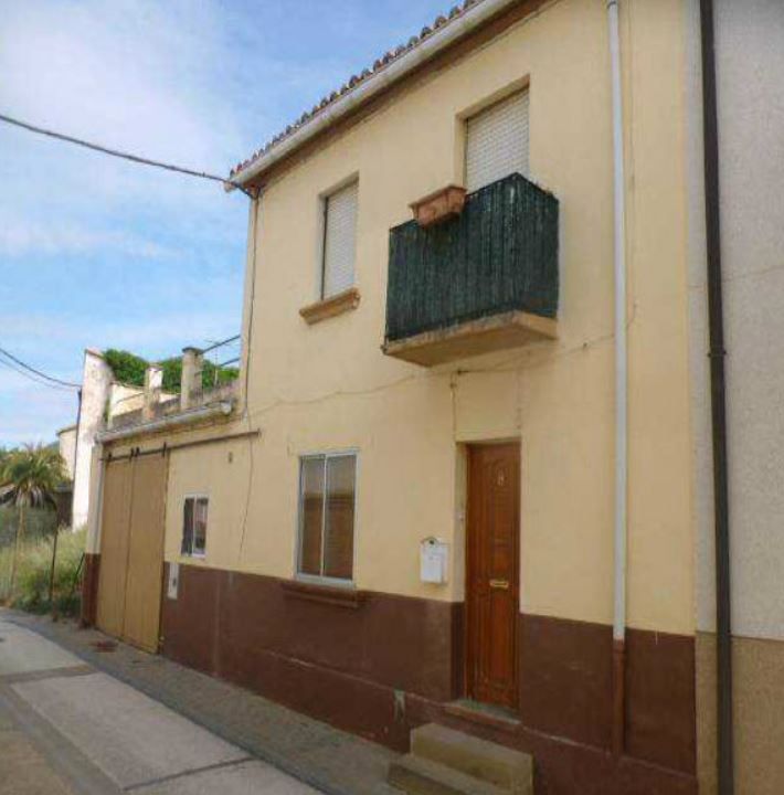 Exterior view of Single-family semi-detached for sale in Aibar / Oibar