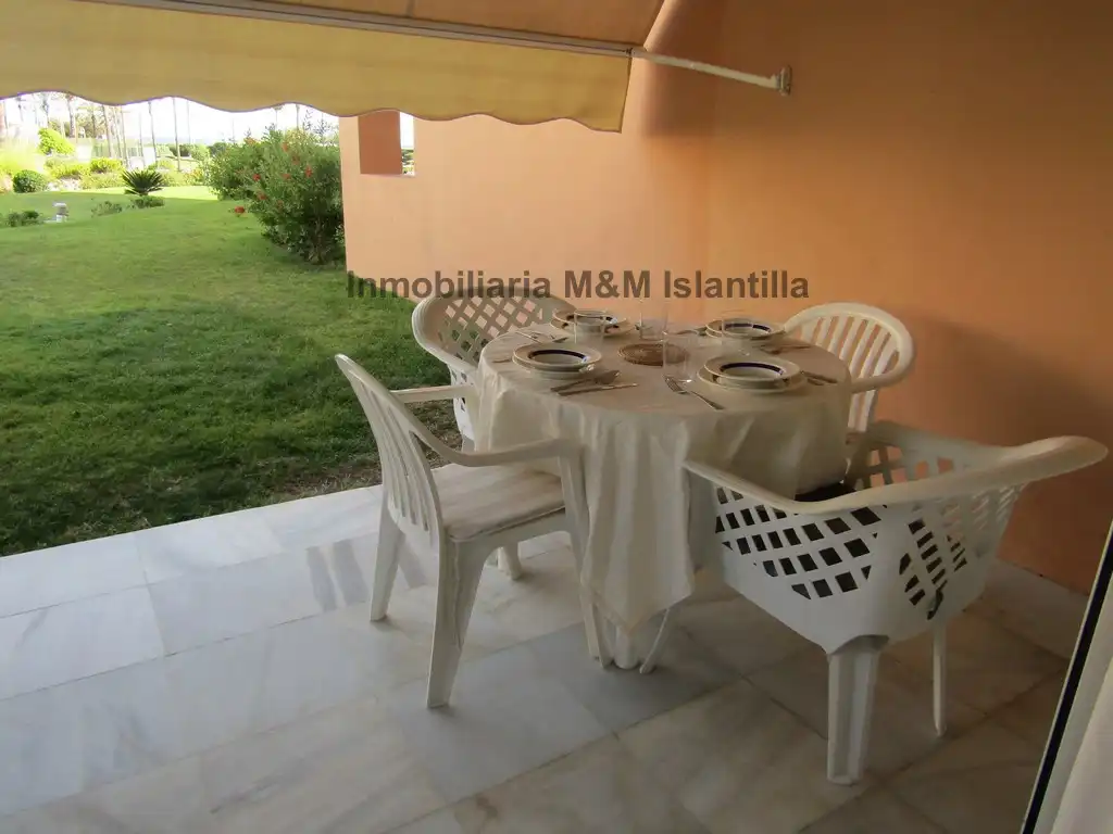 Terrace of Apartments for sale in Islantilla  with Air Conditioner, Private garden and Terrace