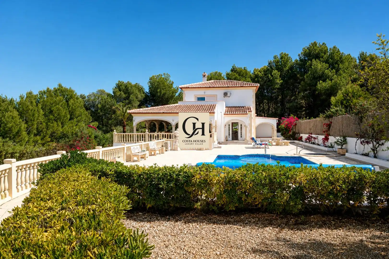 Jardín de Casa o chalet en venta en Jávea / Xàbia con Aire acondicionado, Calefacción y Jardín privado