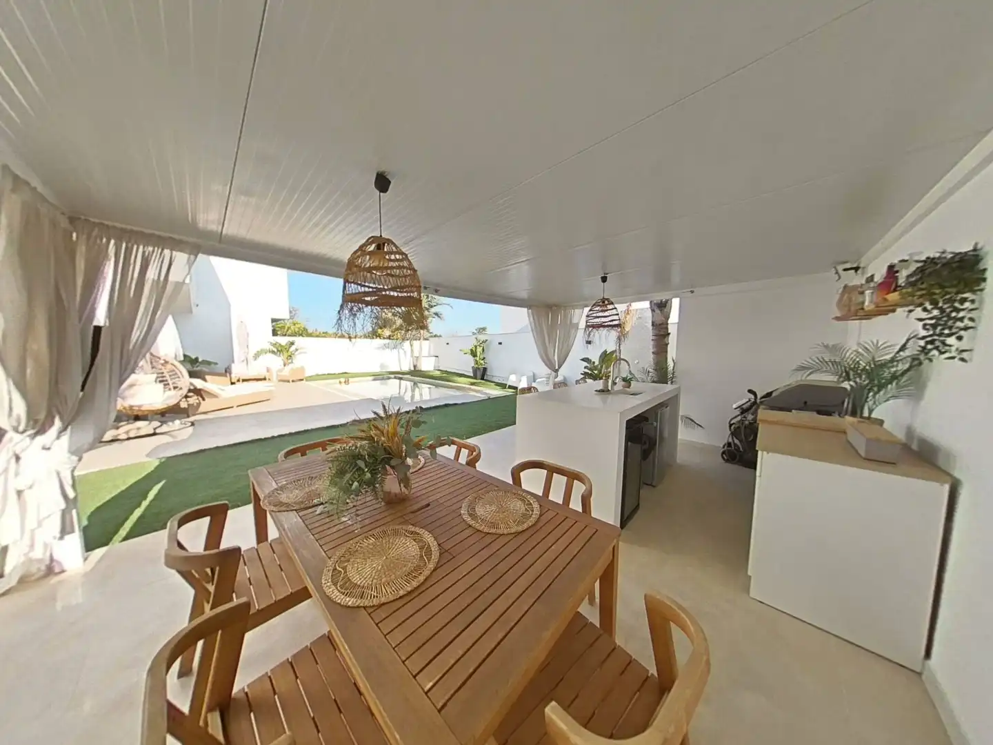Terraza de Casa adosada en venta en Alhaurín de la Torre con Aire acondicionado, Jardín privado y Terraza