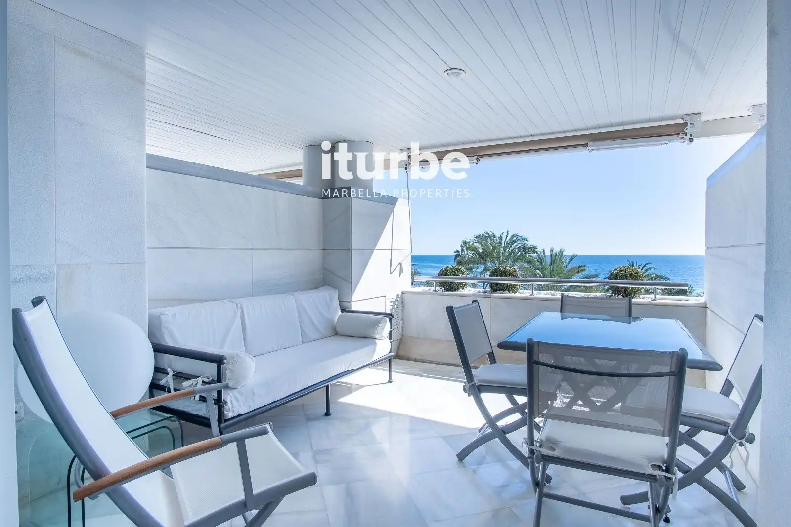 Terrace of Flat for rent in Marbella  with Air Conditioner, Terrace and Swimming Pool