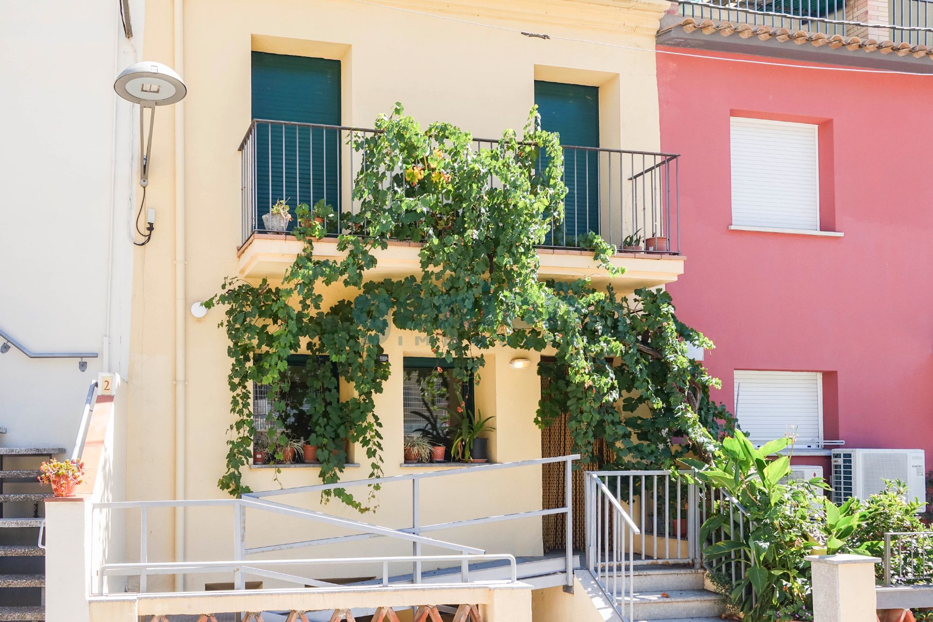 Exterior view of Single-family semi-detached for sale in Amer  with Heating and Furnished